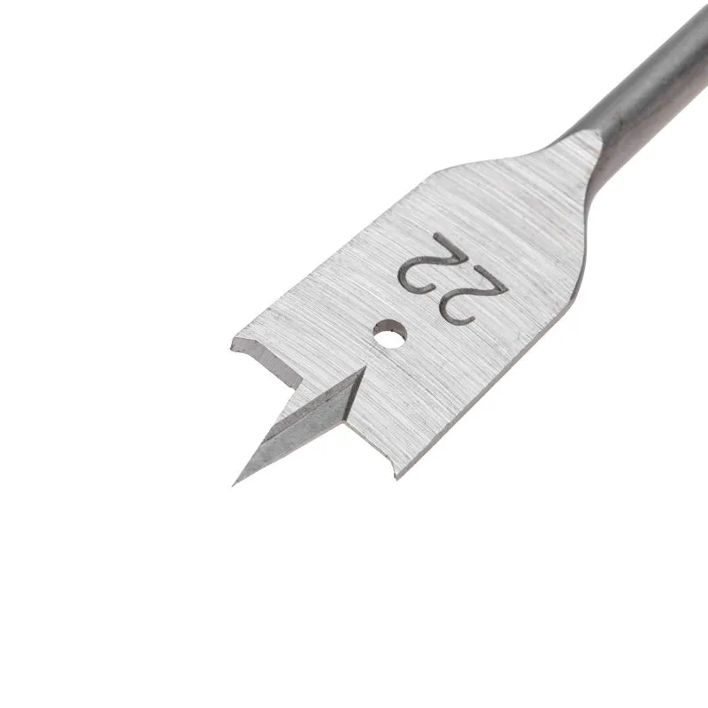 Набор сверл перовых по дереву 9 предметов: 14-16-18-20-22-25-30х152 мм, удлинитель, ключ угловой Kranz - Фото 2