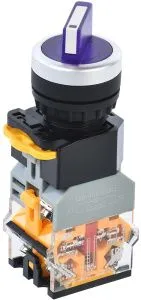 Переключатель D8-11XD2 на 2 положения 1з+1р с подсветкой синий IEK