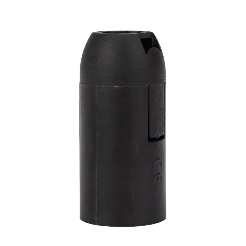 Патрон пластиковый термостойкий подвесной Е14 черный REXANT - Фото 2