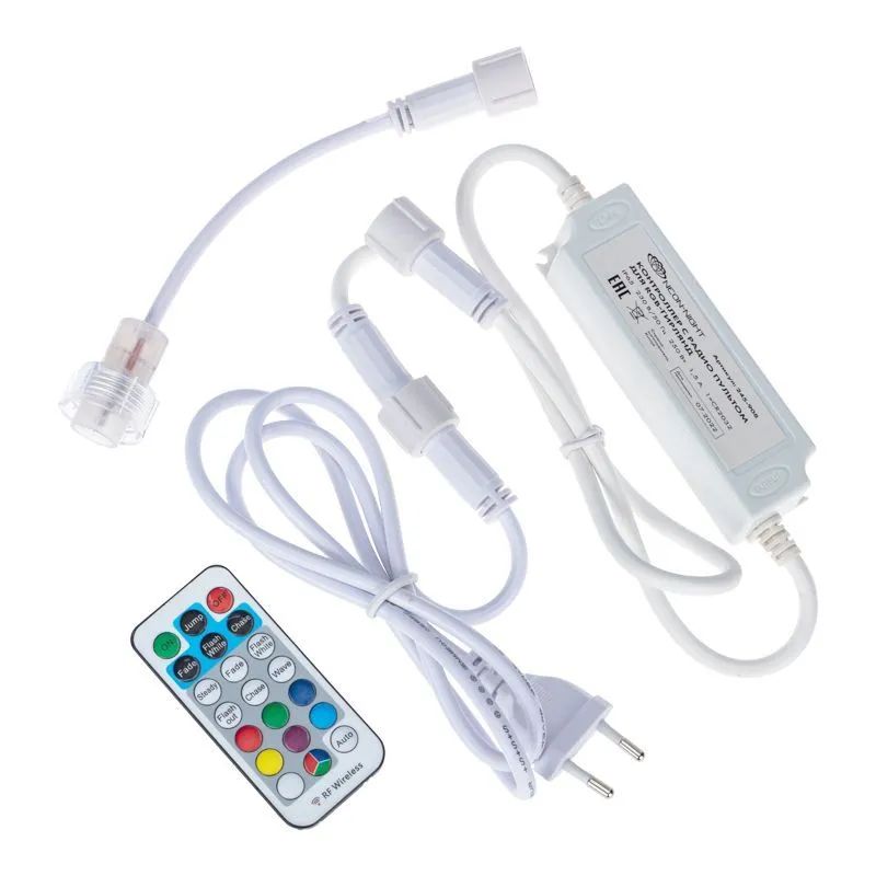 Контроллер с радиопультом для RGB-гирлянд 245-908