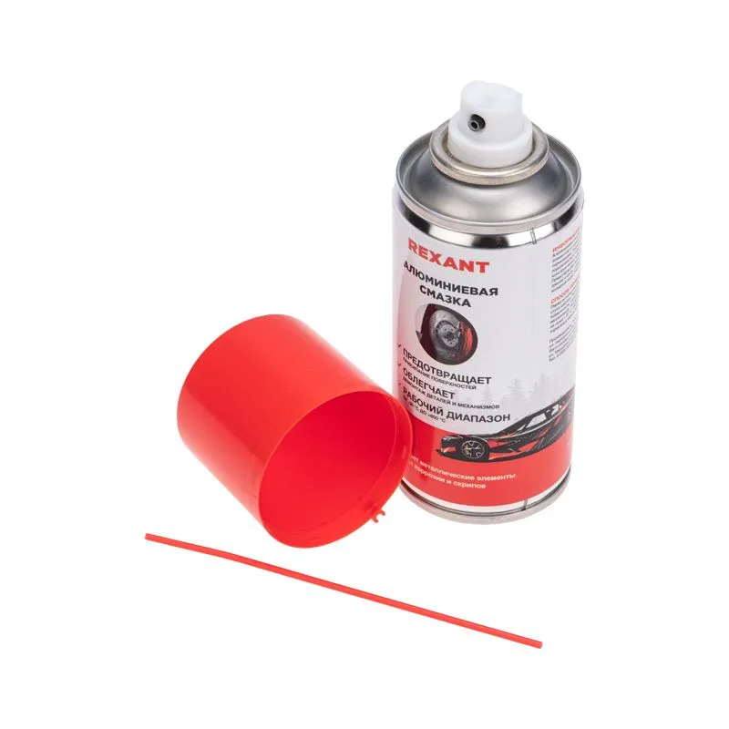 Смазка алюминиевая 210мл, аэрозоль REXANT - Фото 3