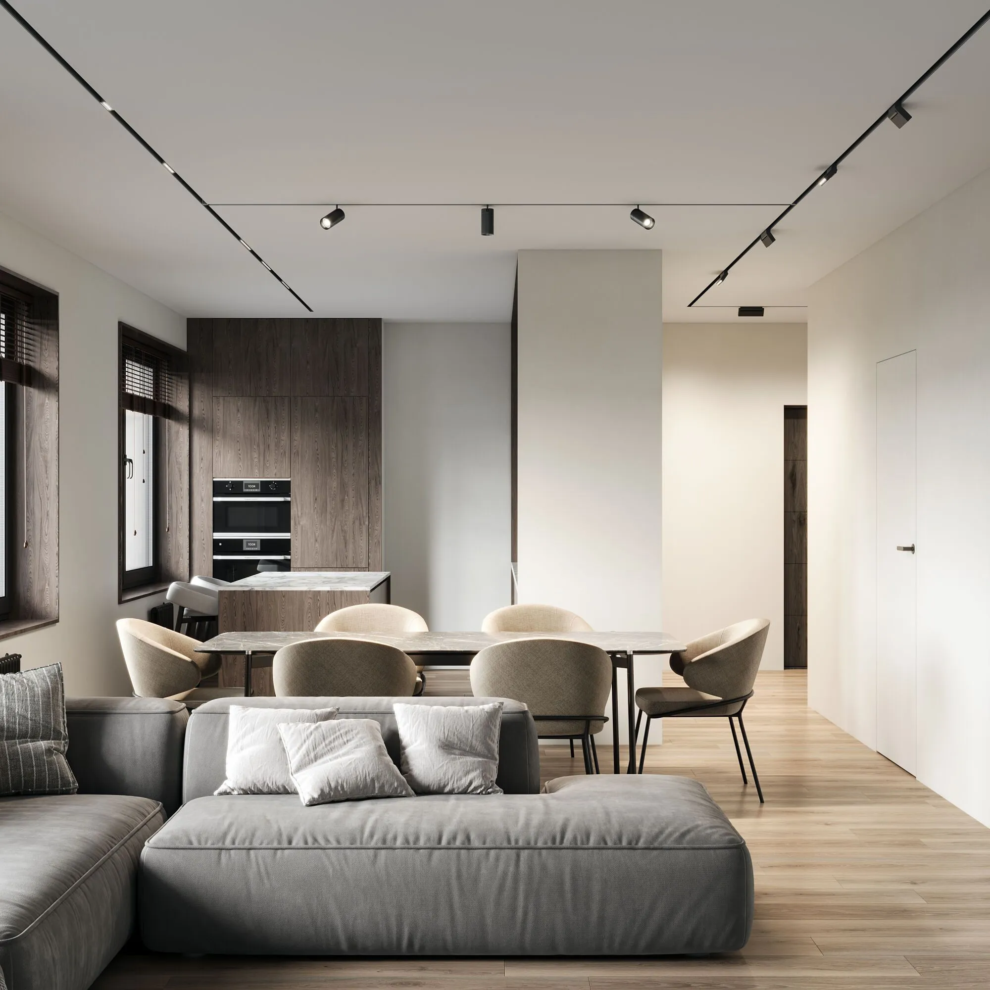 Slim Magnetic Умный трековый светильник 18W 2700-6500K Dim SL03(черный) 85193/01 - Фото 6