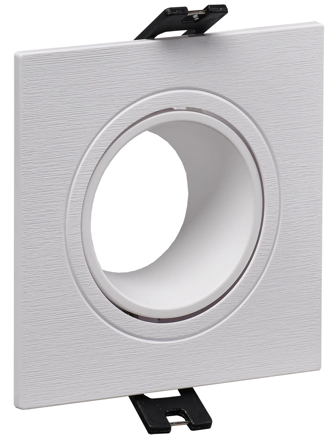 LIGHTING Светильник 4101 встраиваемый под лампу MR16 квадрат пластиковый белый IEK LT-UVB0-4101-GU05-1-K01