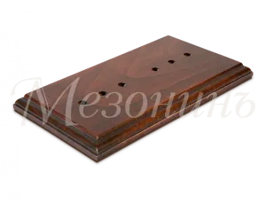 Подложка двухместная "Престиж", цвет - красное дерево,ТМ "МезонинЪ" GE70717-27 GE70717-27