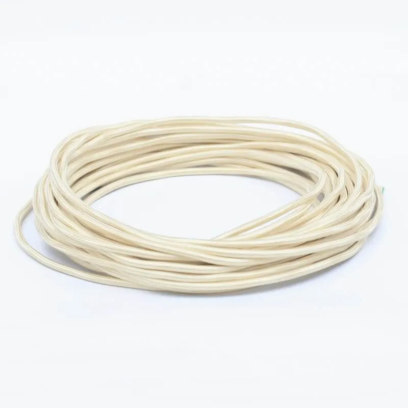 Провод круглый ПВХ 2х0,75, цвет - слоновая кость, (бухта 25м) ТМ "МЕЗОНИНЪ" GE70160-02