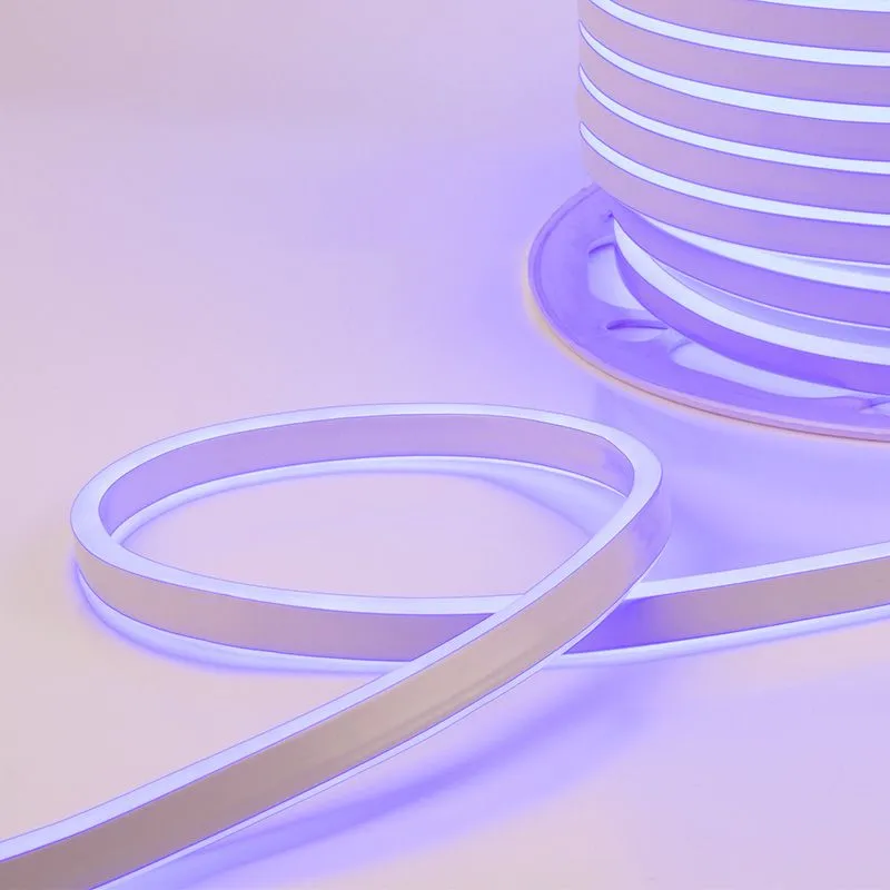 Гибкий неон LED SMD 8х16 мм, двухсторонний, синий, 120 LED/м, бухта 100 м - Фото 2