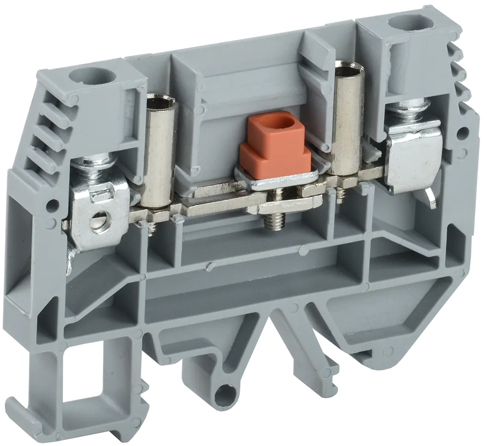 Клемма винтовая КВИ-6-И измерительная 6мм2 серая IEK