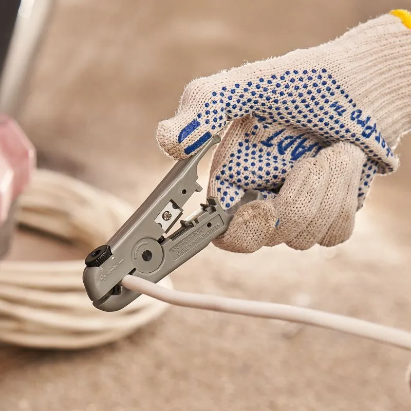 Инструмент HT-S-501B для зачистки и обрезки витой пары REXANT - Фото 2