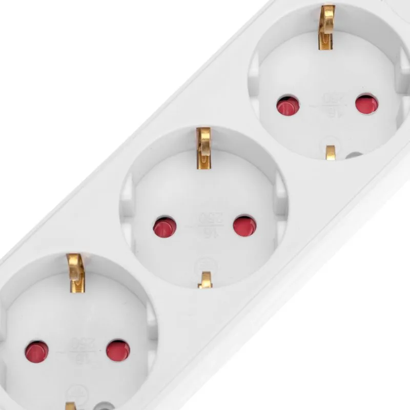 Удлинитель STANDARD 3 гнезда, 5м, 3х1,0мм², с/з, с выключателем, 2 USB, белый REXANT - Фото 5