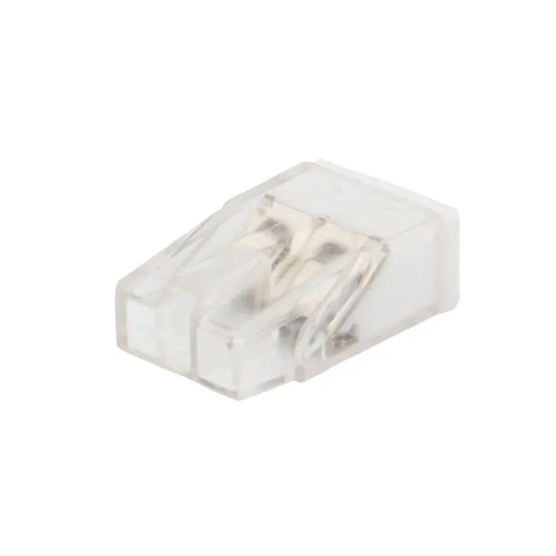 Экспресс-клемма с пастой REXANT СМК 2273-242, 2-проводная 0.5-2.5 мм², прозрачная (100 шт./уп.) - Фото 2