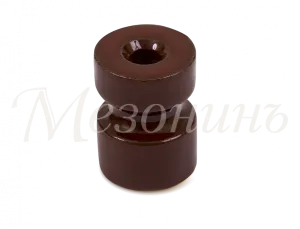 Изолятор CILINDRO, цвет - коричневый, ТМ "МезонинЪ", 20 (шт/уп) GE90025-04 GE90025-04