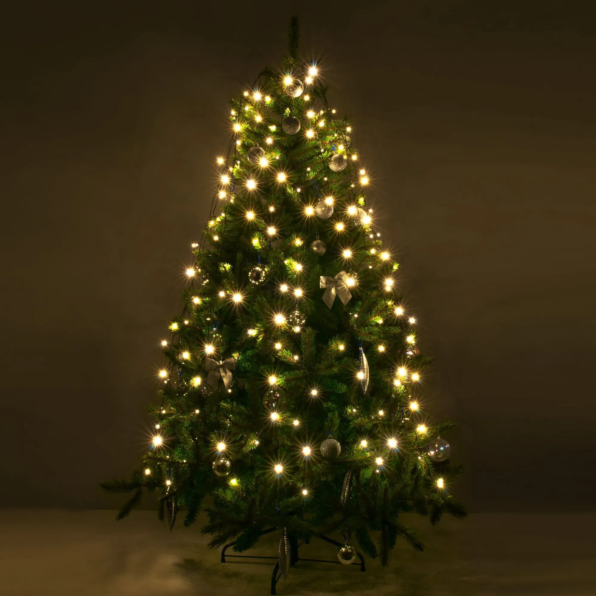 Гирлянда занавес на ель теплый белый 0,45*1,5м IP20 200-003 Elektrostandard Eurosvet a049838