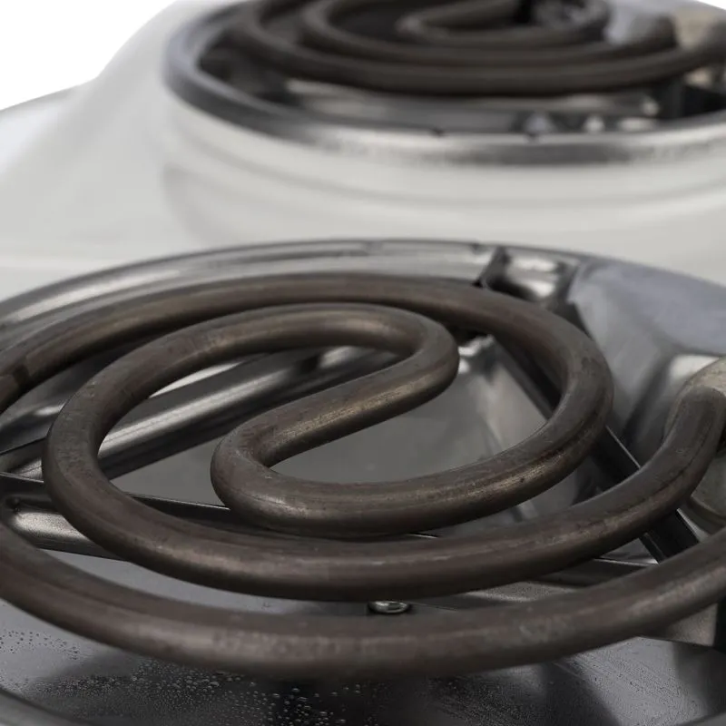 Электроплитка двухконфорочная, ТЭН 2,0 кВт/220В, белая ЭПТ2-2,0/220 ПСКОВА-2 - Фото 5