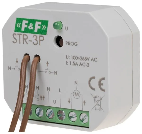Реле управления роллетами STR-3P