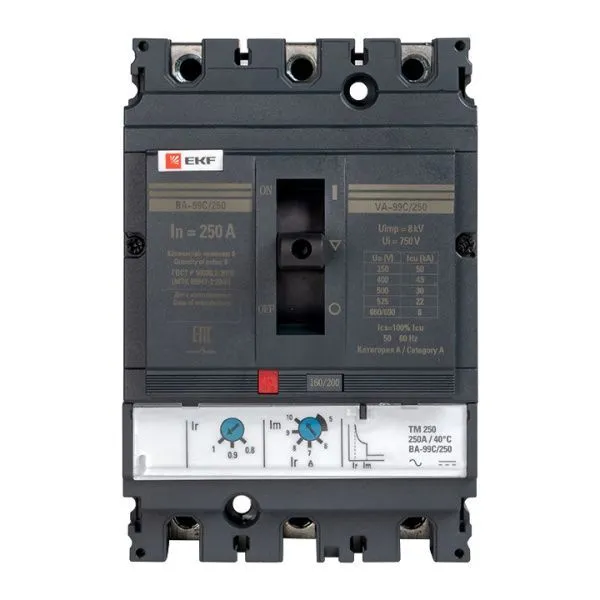 ВА-99C 250/250А 3P 45кА EKF - Фото 10