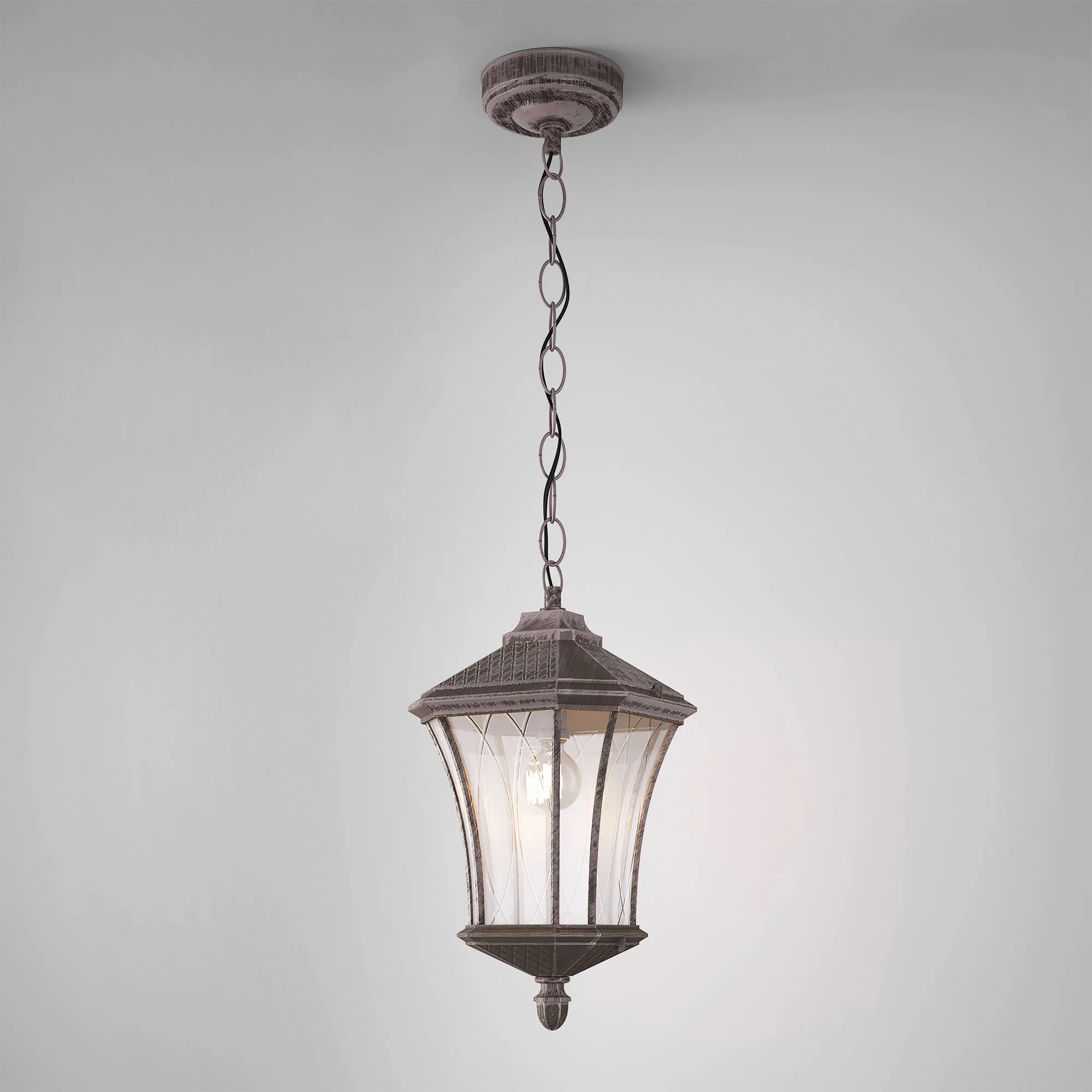 Светильник уличный подвесной IP44 Virgo H капучино GLXT-1450H Elektrostandard - Фото 2