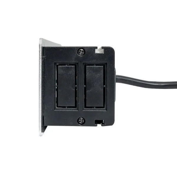 Встраиваемый настольный розеточный блок, 8 модулей, C-Line - Фото 6