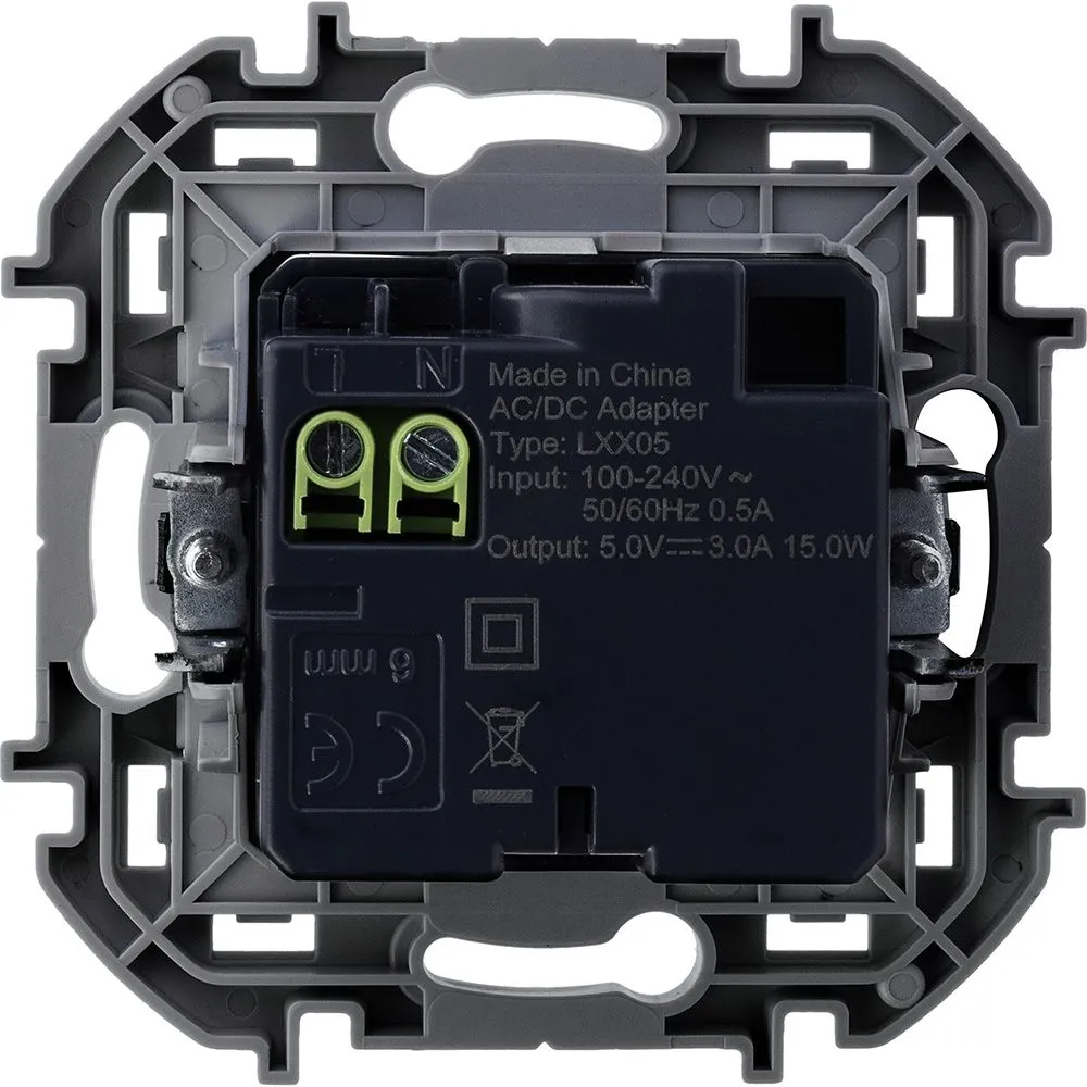 INSPIRIA Зарядное устройство USB А+С 3000мА 5Валюминий - Фото 3