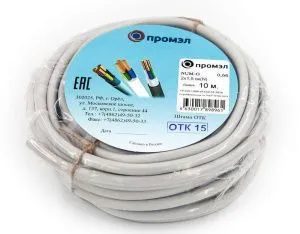 Кабель NUM-O 2х1.5 (бухта 10м) (шт) Промэл 13321290 1332129