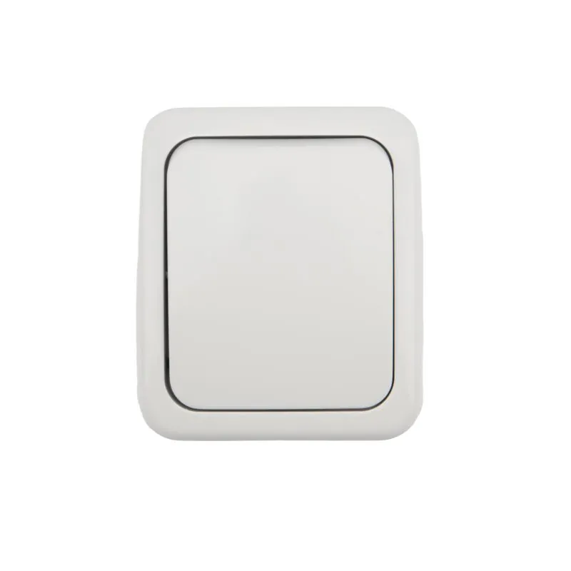 Выключатель одноклавишный Mini OG IP54 о/у, белый KRANZ - Фото 3