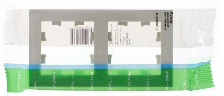 Рамка 2-м AtlasDesign универс. беж. SE ATN000202 - Фото 2