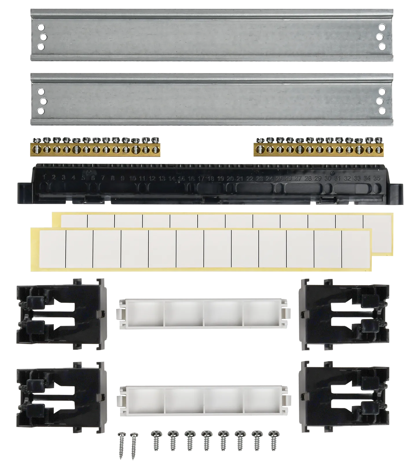 TEKFOR Корпус пластиковый ЩРВ-П-24 IP41 черная прозрачная дверь IEK - Фото 4