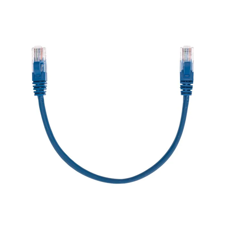 Патч-корд U/UTP, CAT 5e, RJ45-RJ45, 26AWG, LSZH, синий, 0,3м REXANT 02-0104-03