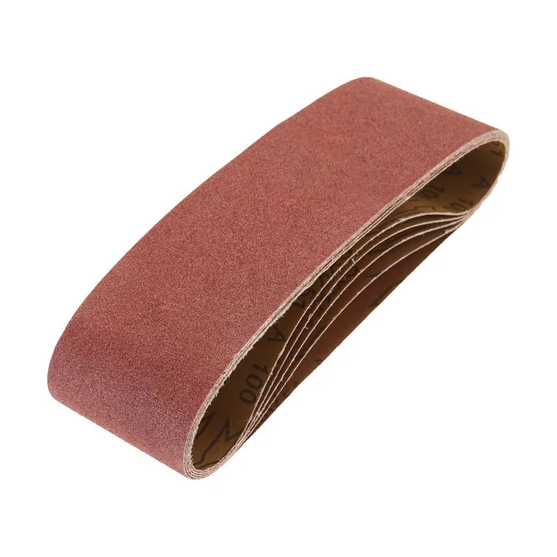 Лента шлифовальная бесконечная, 75х533мм, P100 (5 шт/уп) KRANZ