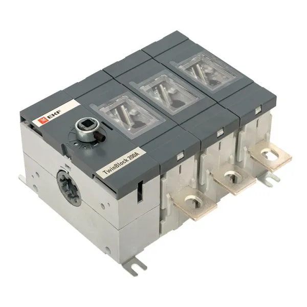 Рубильник 200A 3P без рукоятки управления TwinBlock EKF - Фото 5