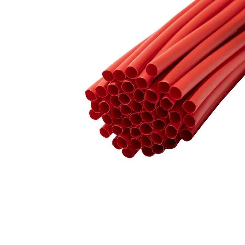 Трубка термоусаживаемая ТУТ нг 6,0/3,0мм, красная, упаковка 50 шт. по 1м REXANT - Фото 4