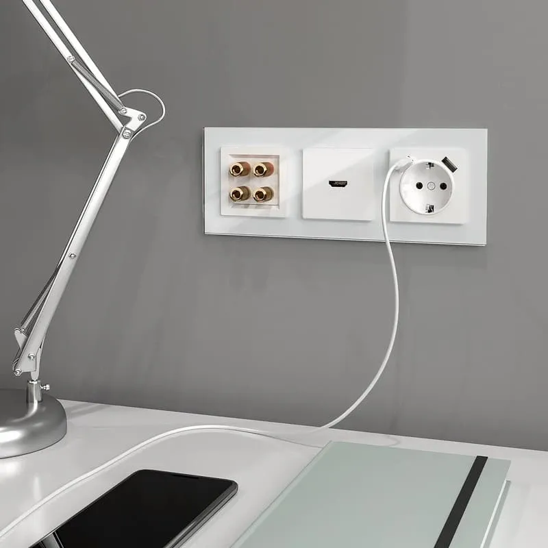 Акустическая розетка (белый) Werkel - Фото 4