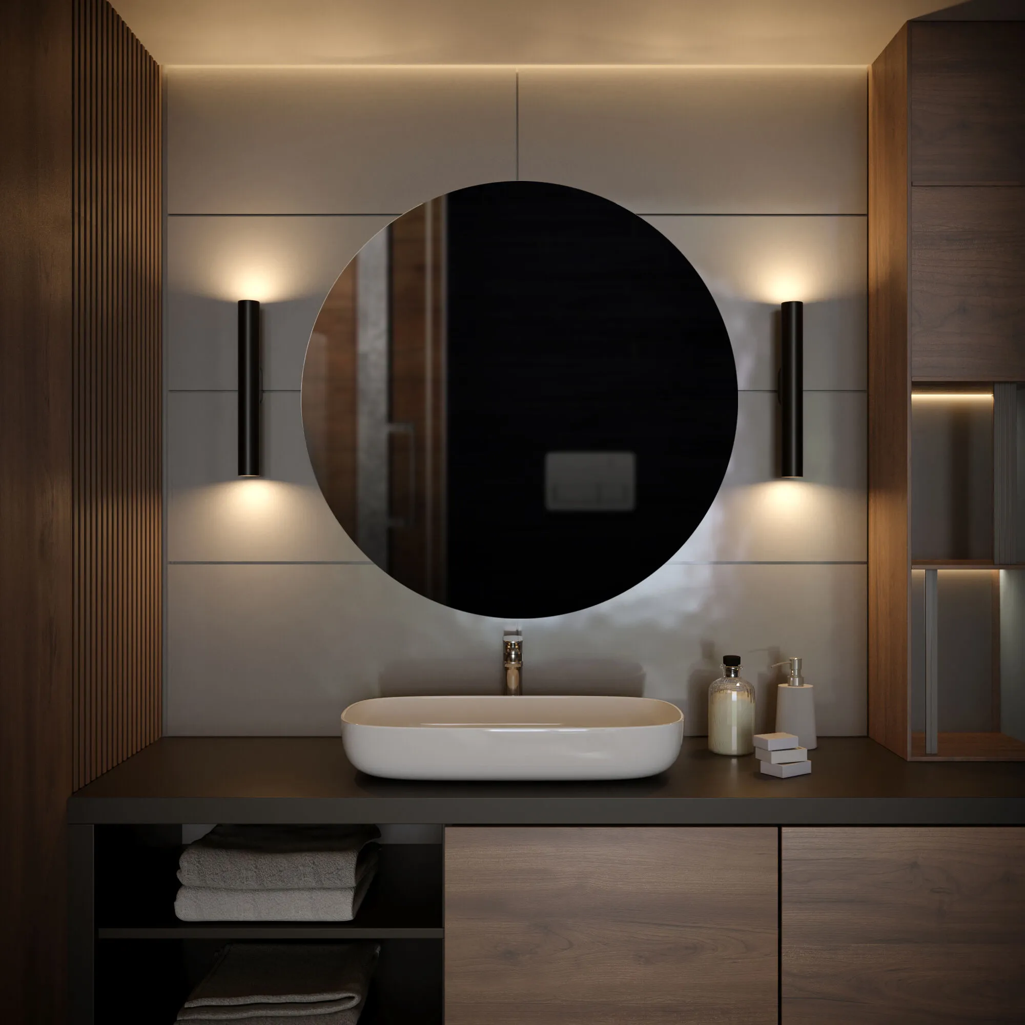 Светильник настенный светодиодный Langer 40123/LED черный Elektrostandard - Фото 3