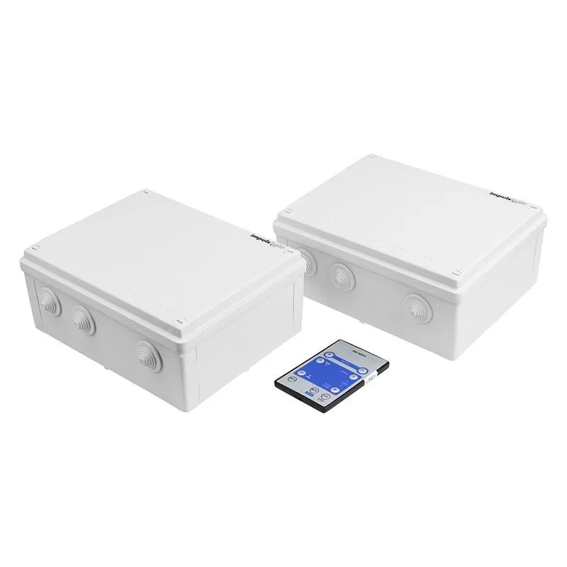 Контроллер iMLamp16D_AC для Белт-Лайта и светодиодных ламп 220В, 5600Вт, 16 каналов х 1,6А, 28 программ, ДУ, IP54 ИМПУЛЬС ЛАЙТ