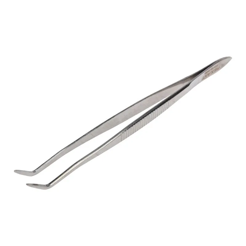 Пинцет изогнутый, узкий, рифленый 160мм REXANT 12-0358