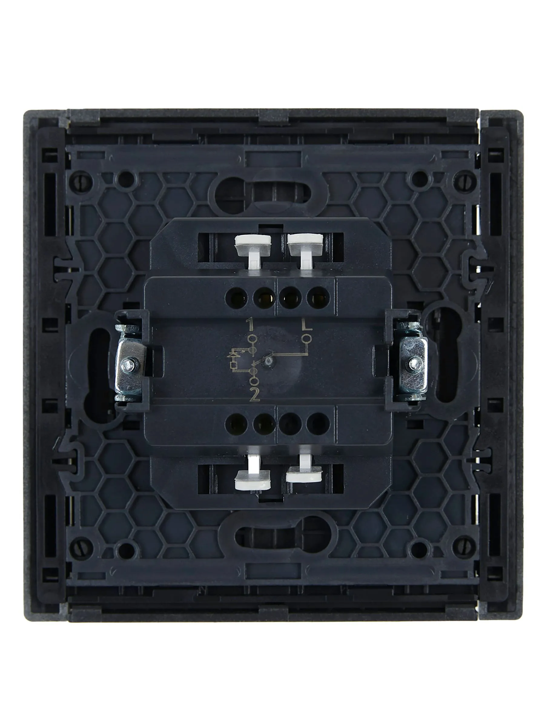 FORTE&PIANO Выключатель 1-клавишный проходной с индикацией 10А FP504 сталь IEK - Фото 6