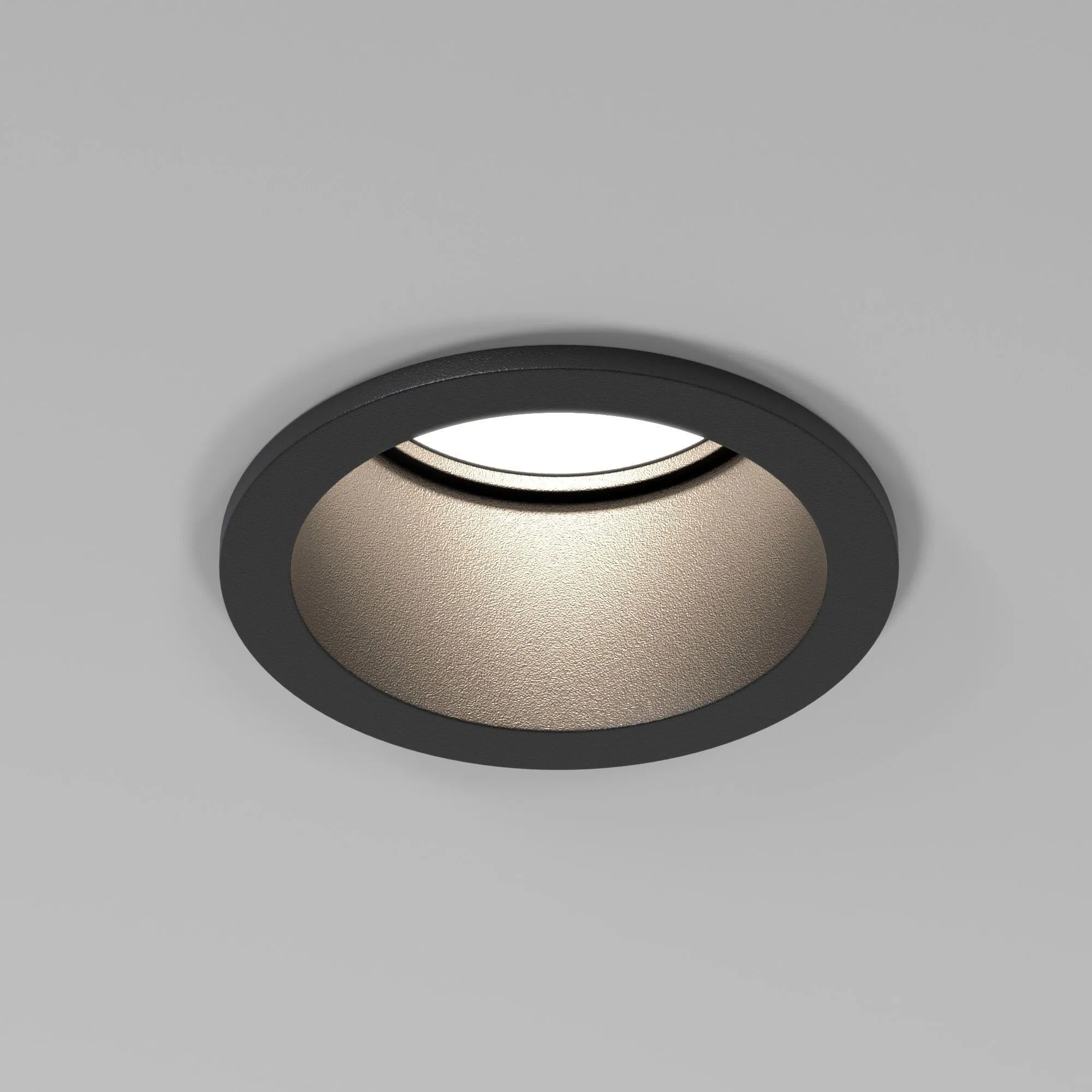 Светильник встраиваемый GU10 чёрный 25002/01 Elektrostandard