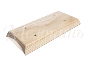 Накладка "Классика"на оцилиндрованное бревно D220мм., прямой угол, установочная площадка: 217 х 90 м GE72714-00