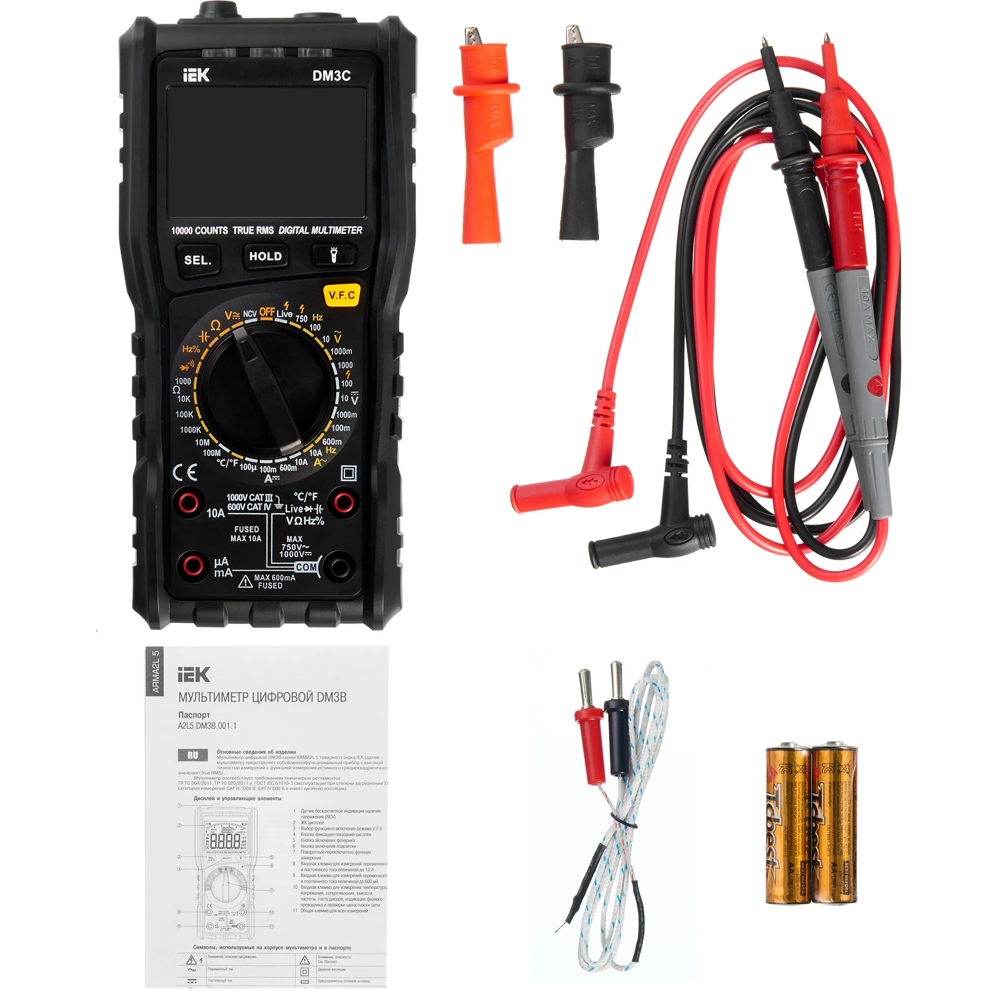 ARMA2L 5 Мультиметр цифровой DM3C IEK - Фото 11