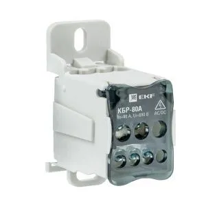 Блок КБР на DIN-рейку и монтажную панель 80A EKF plc-kbr80