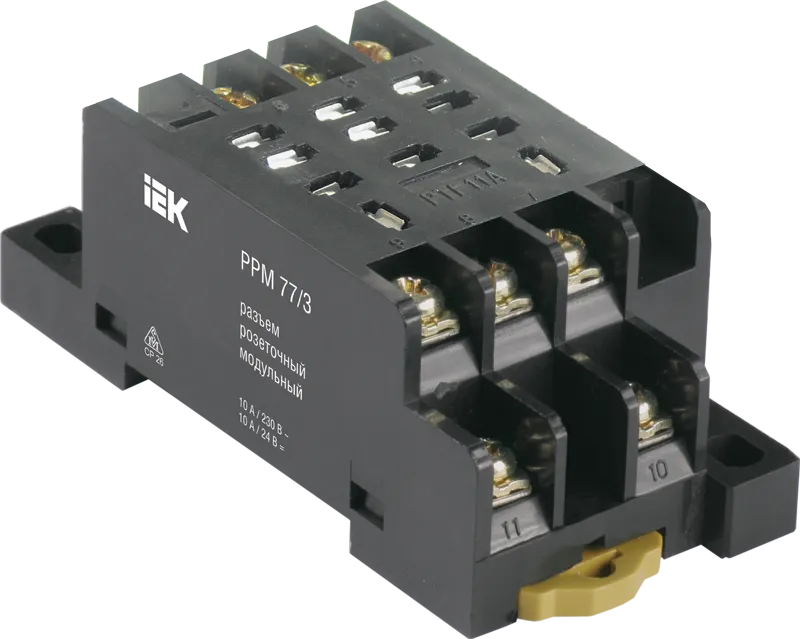 Разъем РРМ78/3(PYF11A) для РЭК78/3(MY3) модульный IEK