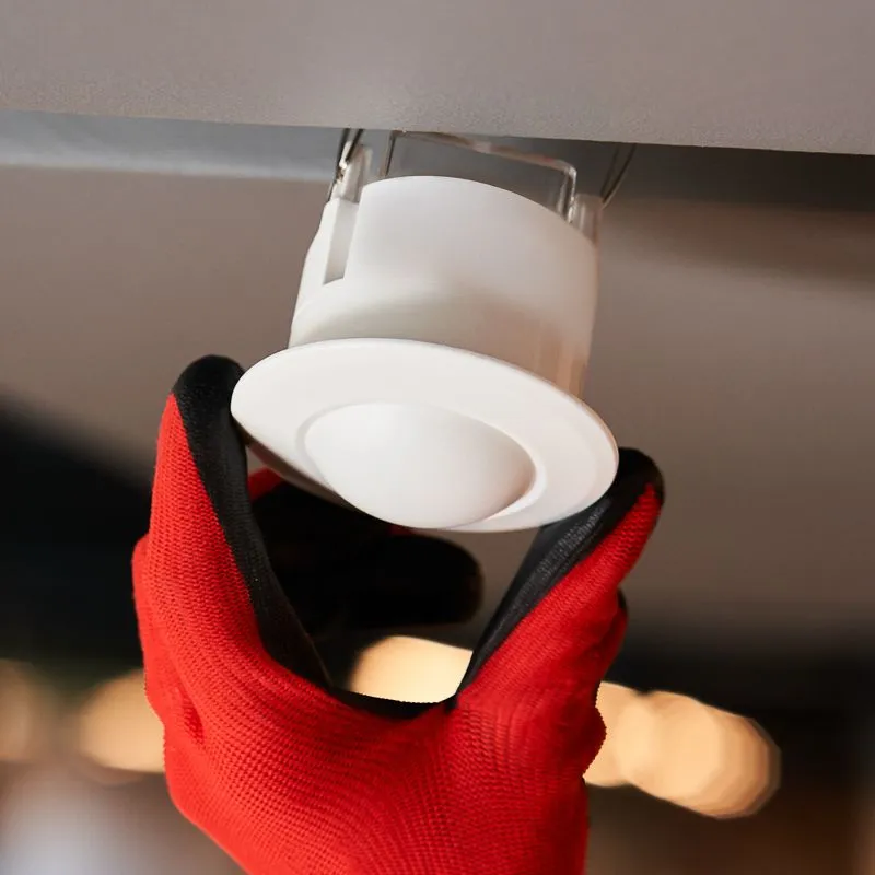 Датчик движения точечный микроволновый ДДТМ 01, 360°,1200 Вт, 3-2000 Лк, 1-8 м, 10-720 сек. REXANT - Фото 2