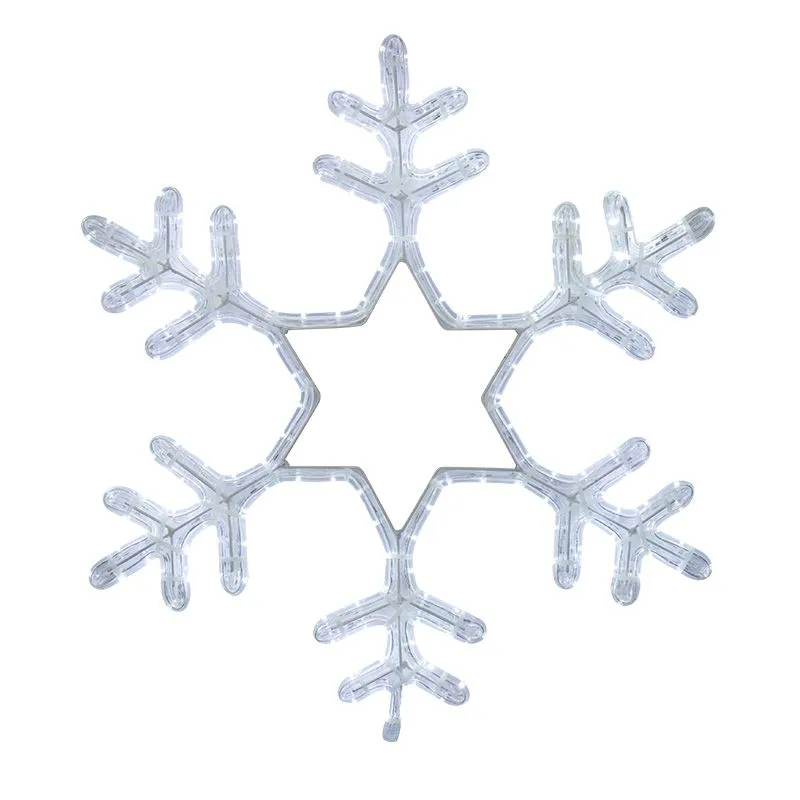 Фигура световая Снежинка цвет белый, размер 55x55см NEON-NIGHT 501-334