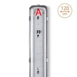 Светильник WOLTA STD ДСП14-54-042-5К с БАП EM1 54Вт 5000К IP65 Прозрачный 7000лм 1262х124х85мм 1/1 ДСП14-54-042-5К