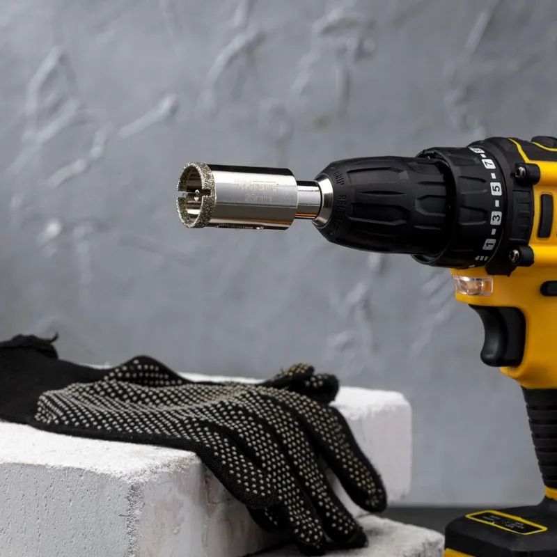 Коронка алмазная 25мм по керамограниту с центровочным сверлом KRANZ - Фото 4