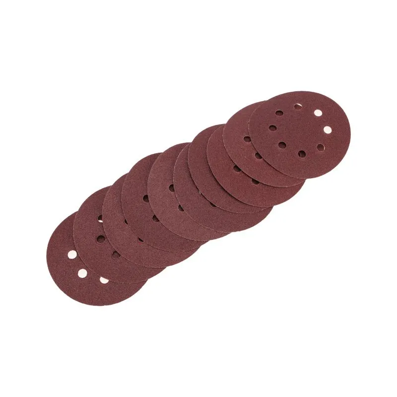 Диск абразивный на ворсовой основе, на липучке, перфорированный, P100, 125мм, 10 шт. KRANZ - Фото 3