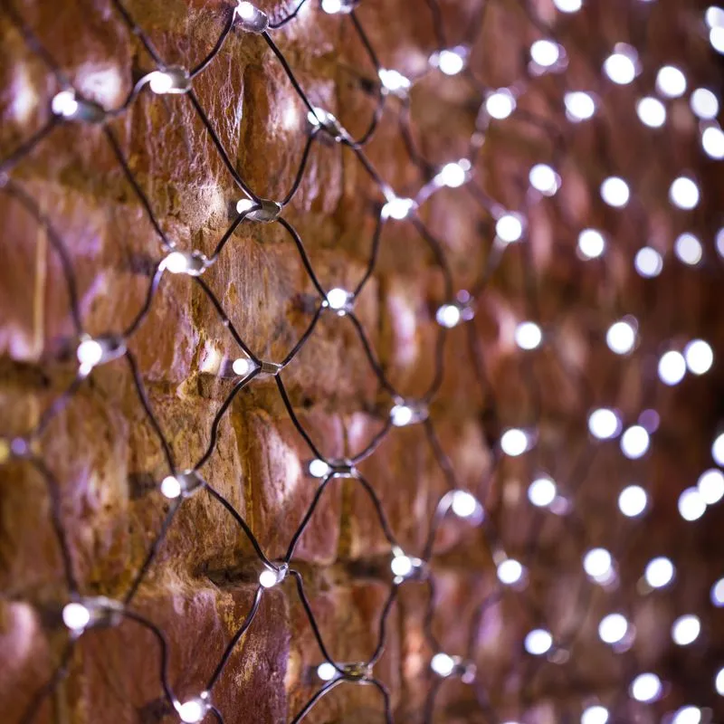 Гирлянда светодиодная Сеть 2х0,7м 176 LED БЕЛЫЙ черный ПВХ IP65 свечение с динамикой 230В контроллер в комплекте NEON-NIGHT - Фото 2