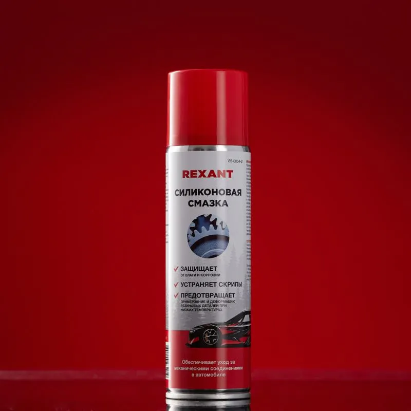 Смазка универсальная силиконовая 335мл, аэрозоль REXANT - Фото 2
