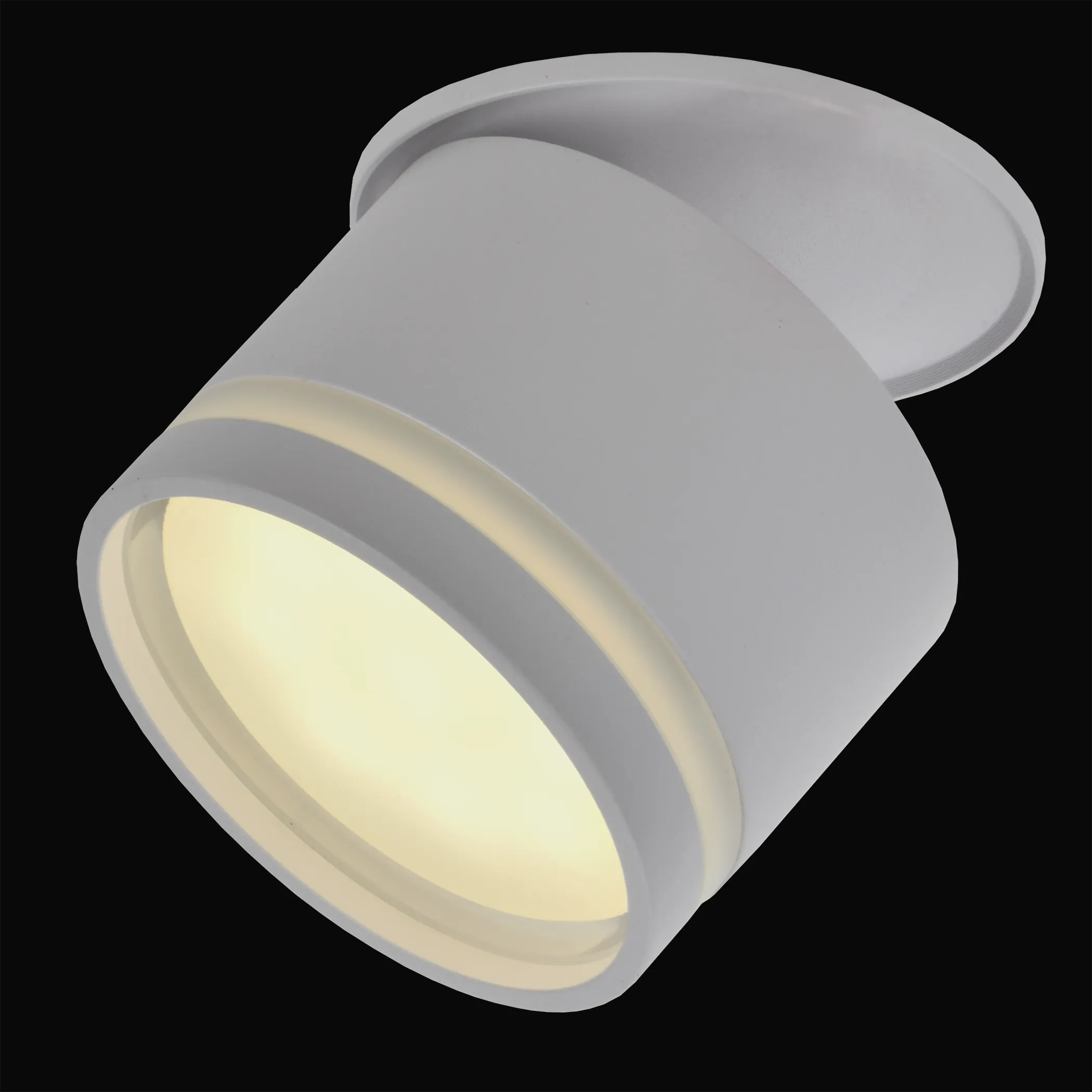 LIGHTING Светильник 4033 встраиваемый поворотный под лампу GX53 белый IEK - Фото 3