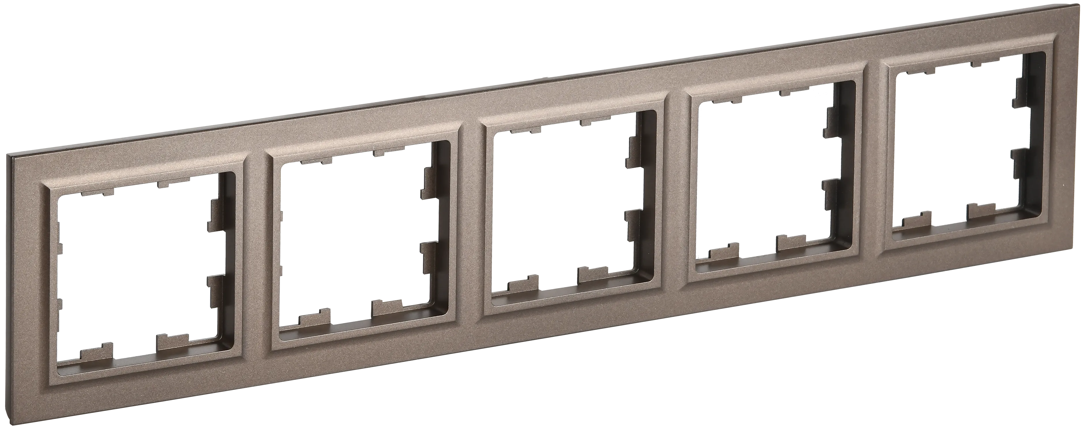 BRITE Рамка 5-местная РУ-5-БрТБ темная бронза IEK