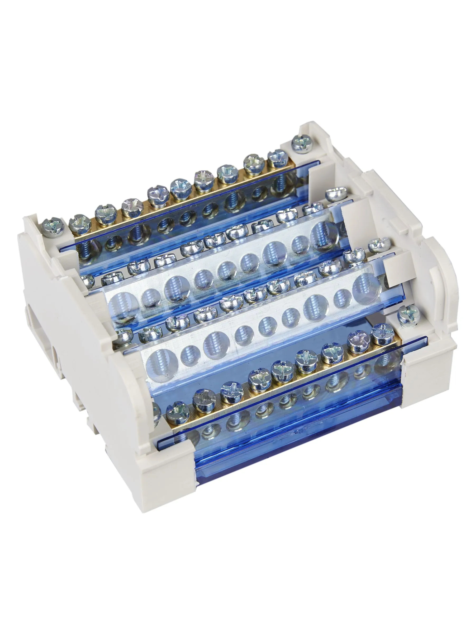 Шины на DIN-рейку в корпусе (кросс-модуль) ШНК 4х11 3L+PEN IEK - Фото 3